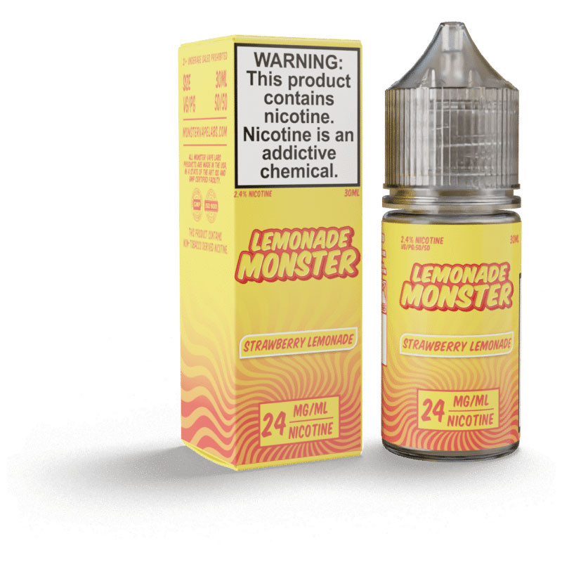 Lemonade Monster Synthetic Nicotine Salt E-Liquid 30ML By Jam Monster