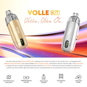 SMOK Volle 1000mAh Pod System Starter Kit With 10ML Refillable Pod (MSRP $16.00)