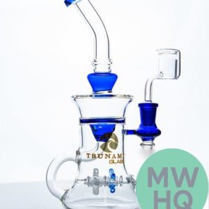 Tsunami Glass Water Pipe Concentrate Recycler Rig With Propeller Perc - 354 Grams - 9.5 Inches