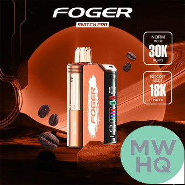 Foger Switch Pro Kit 30K Puffs 19ML Disposable Device & Power Bank - Display of 5