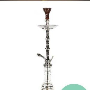 Khalil Maamoon Shamadan 30 Inch 2 Door Single Hose Hookah - Assorted Colors [KM-2084]