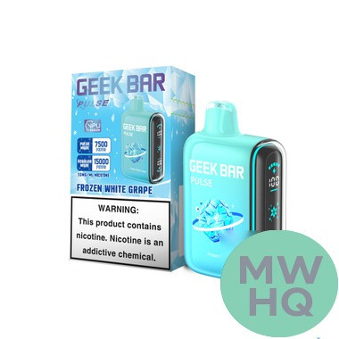 Geek Bar Pulse 16ML 15K Puffs Disposable Device With Battery & E-Liquid Full Screen - Display of 5