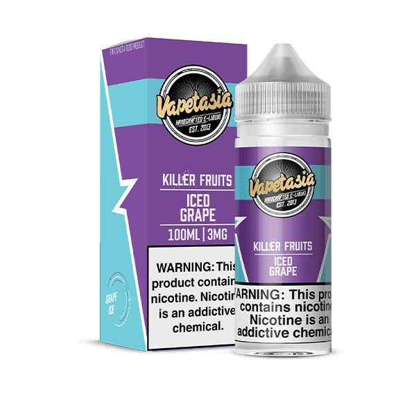 Vapetasia Killer Sweets / Fruits ICED Synthetic Nicotine E-Liquid 100ML (MSRP $24.99)