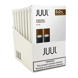 JUUL 2-Pack Pre-filled Replacement 5% Nicotine Salt Pods - Display of 8 Packs