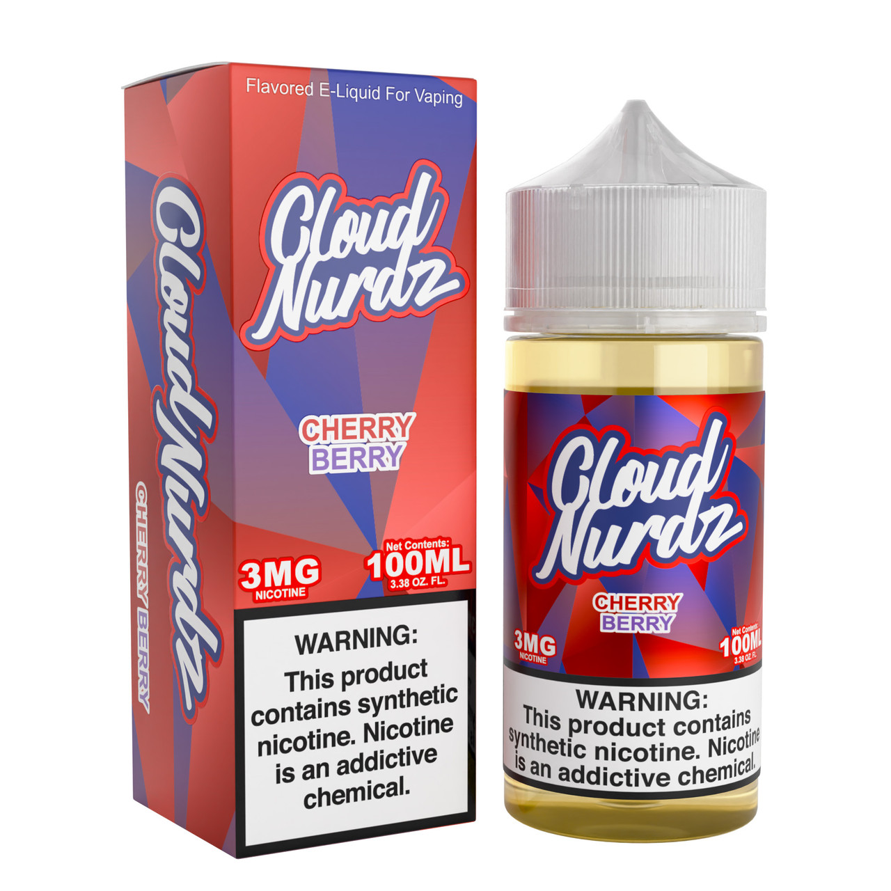 Cloud Nurdz Synthetic Nicotine E-Liquid 100ML
