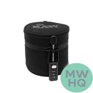 RAW Smell Proof Cozy & Jar With Zipper Bag & Lock
