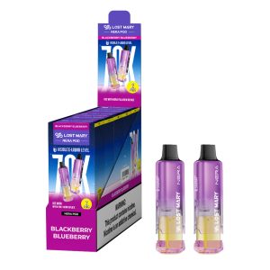 LOST MARY NERA 70K Puffs 24ML Disposable Pod Device - Display of 5 - TEXAS COMPLIANT (MSRP $16.99 Each)