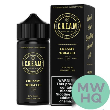 C.R.E.A.M Vapor Co. Nicotine E-Liquid 120ML