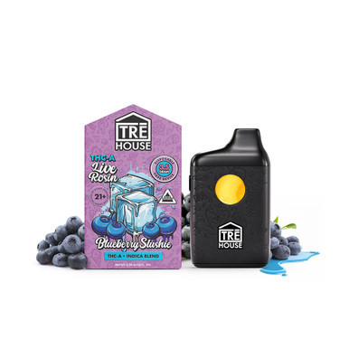 TRE House Delta THC-A + Live Rosin Disposable Vape Device 3.5G - Display of 6