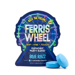 Ferris Wheel Euphoric Party Blend Chewable Tablets By TRE House - 2ct Pack - Display of 20 Packs (MSRP $14.99 Each)