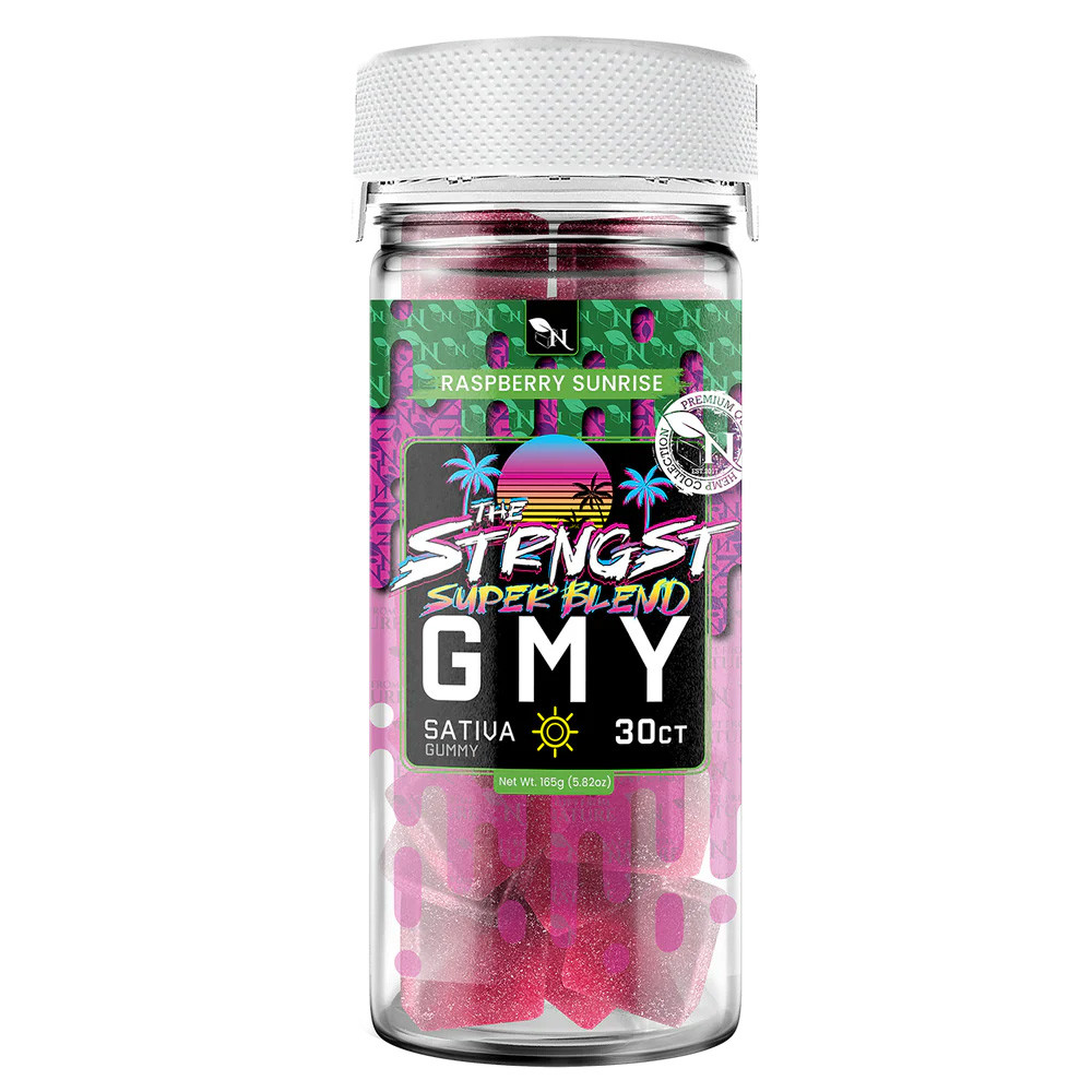 AGFN The Strngst Super Blend GMY THC-P + Delta-9 + Delta-8 + Live Resin Gummies 6000MG - 30ct Jar (MSRP $44.99)
