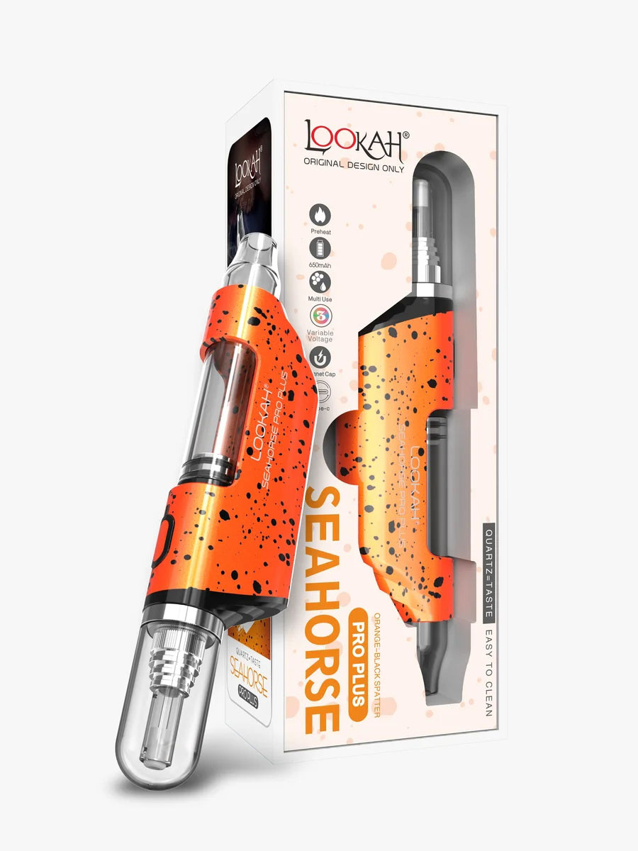 Lookah Seahorse Pro Plus Spatter Edition 650mAh Variable Voltage Dab Pen Vaporizer
