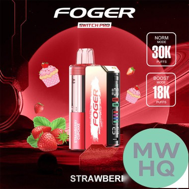 Foger Switch Pro Kit 30K Puffs 19ML Disposable Device & Power Bank - Display of 5