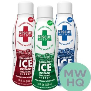 Rescue Detox Ultra Premium Ice Instant Cleansing Energy Supplement Drink 17oz