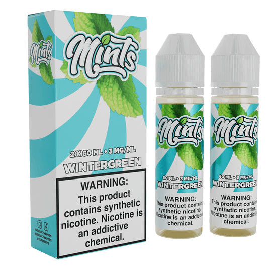 Mints Synthetic Nicotine E-Liquid 120ML (2 x 60ML)