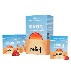 Sivan THC + CBD Gummies - 5ct Pack - Display of 10 Packs (MSRP $9.99 Each)