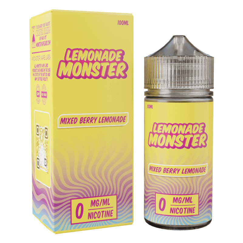 Lemonade Monster Synthetic Nicotine E-Liquid 100ML By Jam Monster