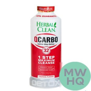 Herbal Clean QCarbo32 1 Step Maximum Strength Cleansing Detox Formula 32oz