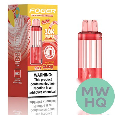Foger Switch Pro Kit 30K Puffs 19ML Disposable Device & Power Bank - Display of 5