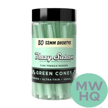 Blazy Susan Green Pre-Rolled Cones (MSRP $3.00 - $12.00 Each)