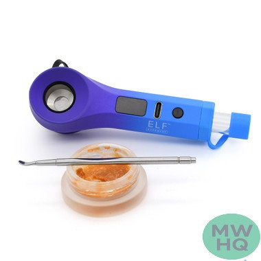 ELF Hardware CannDab VV Preheat Concentrate Vaporizer With LED Screen & USB-C Cable