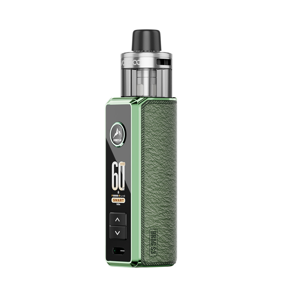 VooPoo Drag S3 3000mAh Pod System Starter Kit With 5ML Refillable PnP X Cartridge Pod (MSRP $46.99)