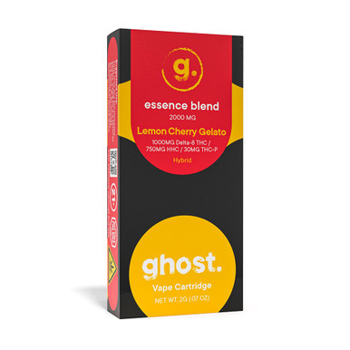 Ghost Hemp Essence Blend Delta-8 THC + HHC + THC-P Vape Cartridge 2G - Display of 5