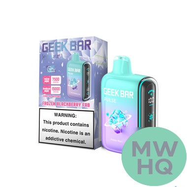 Geek Bar Pulse 16ML 15K Puffs Disposable Device With Battery & E-Liquid Full Screen - Display of 5