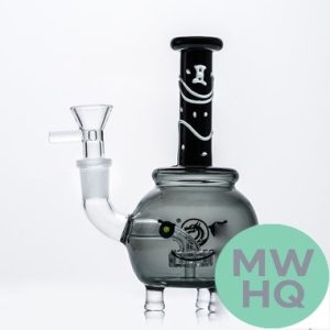 Dragon Platinum Cauldron Water Pipe Bong Style - 200 Grams - 6.1 Inches - Assorted Colors [WPE-048]