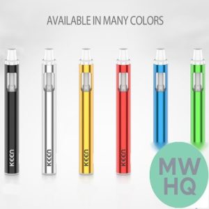 Yocan Keen 400mAh Adjustable Voltage Rechargeable Disposable Oil Vaporizer Kit - Display of 12