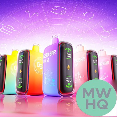 Geek Bar Pulse 16ML 15K Puffs Disposable Device With Battery & E-Liquid Full Screen - Display of 5