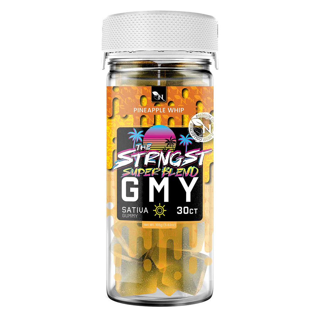 AGFN The Strngst Super Blend GMY THC-P + Delta-9 + Delta-8 + Live Resin Gummies 6000MG - 30ct Jar (MSRP $44.99)