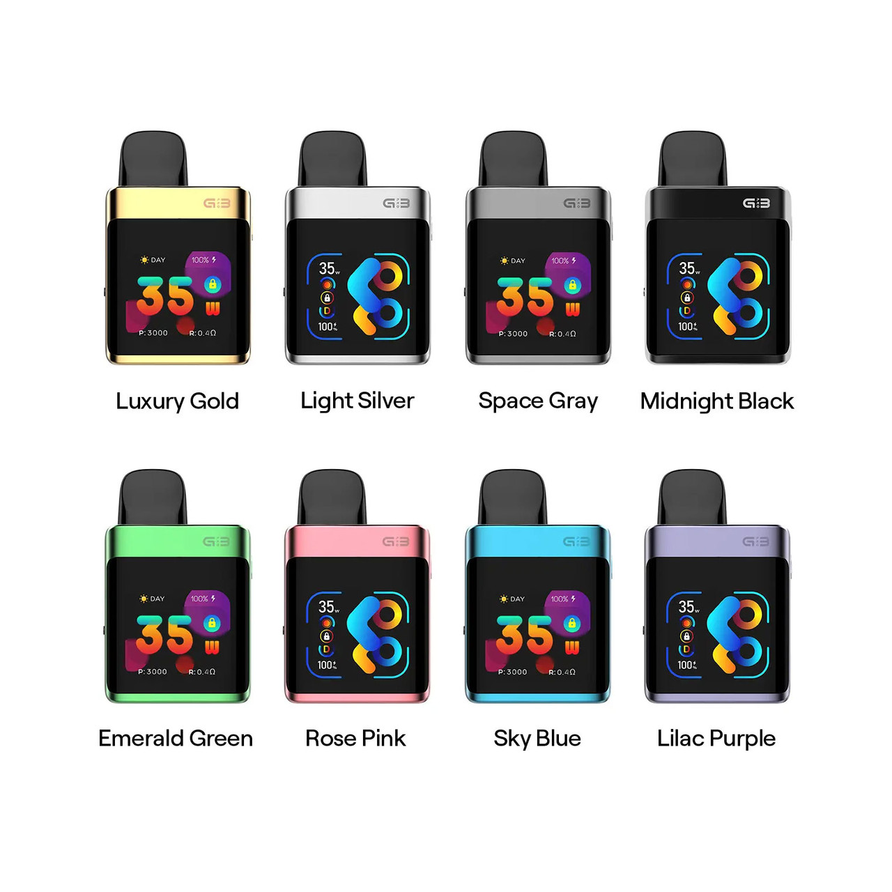 Uwell CALIBURN G3 PRO KOKO 1250mAh Pod System Starter Kit With Refillable 3ML & 2.5ML CALIBURN G3 Cartridge Pod