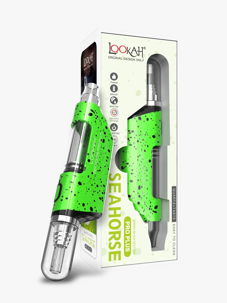 Lookah Seahorse Pro Plus Spatter Edition 650mAh Variable Voltage Dab Pen Vaporizer