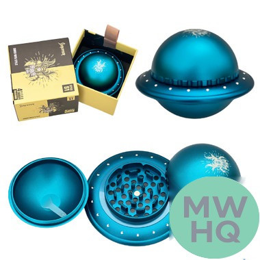 Shredder Double Extra Large Grinder UFO Shape - Style 51 - 85mm - 4 Part