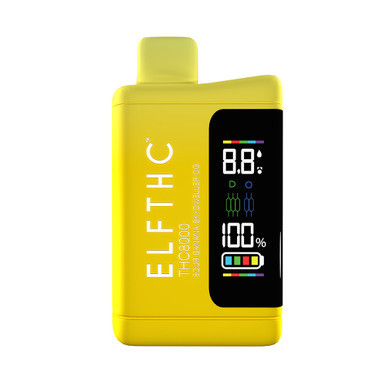 ELFTHC SPECTRE Delta THCA + THCX + THCJD + THCP + Liquid Diamond Infused Rechargeable Disposable With Digital Screen 8G - Display of 5