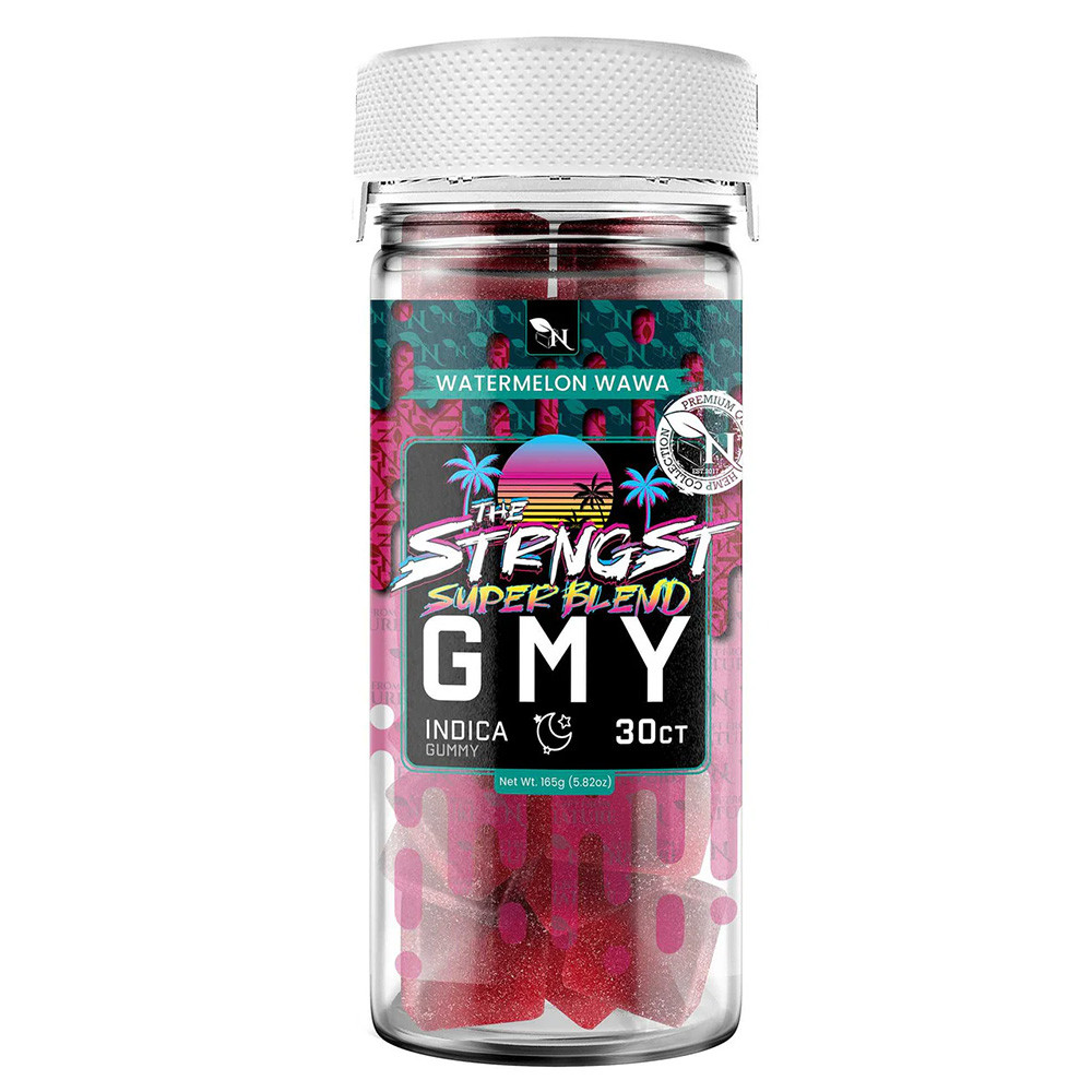 AGFN The Strngst Super Blend GMY THC-P + Delta-9 + Delta-8 + Live Resin Gummies 6000MG - 30ct Jar (MSRP $44.99)