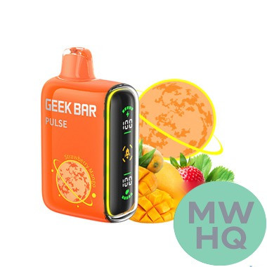 Geek Bar Pulse 16ML 15K Puffs Disposable Device With Battery & E-Liquid Full Screen - Display of 5