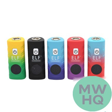ELF Hardware Deltaic 500mAh VV 510 Cartridge Device Battery With LED Screen & USB Cable - Assorted Colors - Display of 15
